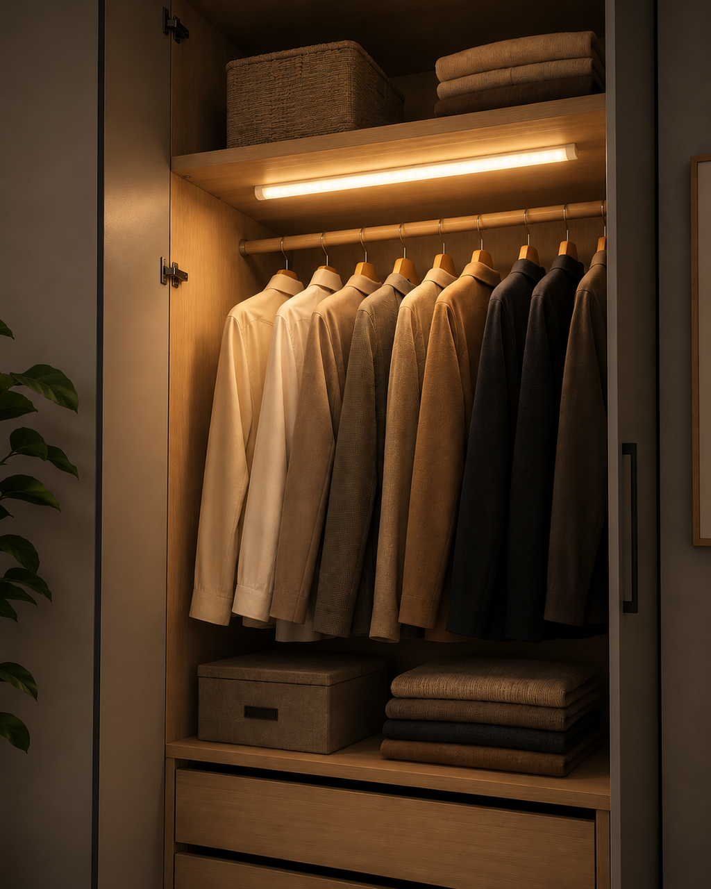 Luz LED Inteligente com Sensor de Movimento USB